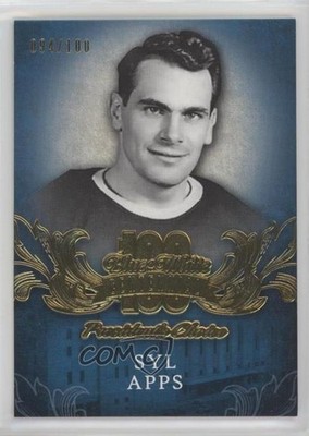 2016-17 President's Choice Blue and White Centennial 94/100 Syl Apps #1 HOF 2vh