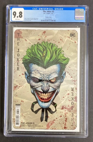 The Joker #3 (2021) CGC 9.8 David Finch Variant Cover DC Comics