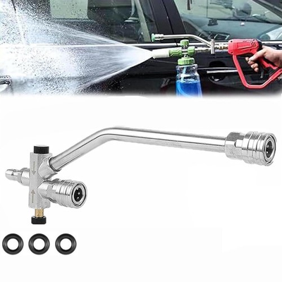 #ad High Pressure Cleaning Spray Gun Double Connection Nozzle Steel Washer for Car $19.99