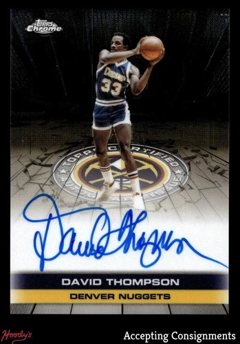 2025-26 Topps Chrome Autograph Issue Refractors David Thompson AUTO NUGGETS