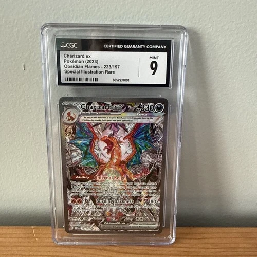 Pokemon: Obsidian Flames - Charizard EX 223/197 SIR Special Illustration CGC 9