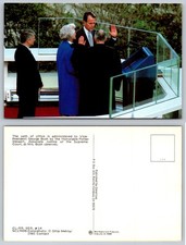 1981 George H.W. Bush VP Oath of Office Postcard w/ Barbara Bush Reagan