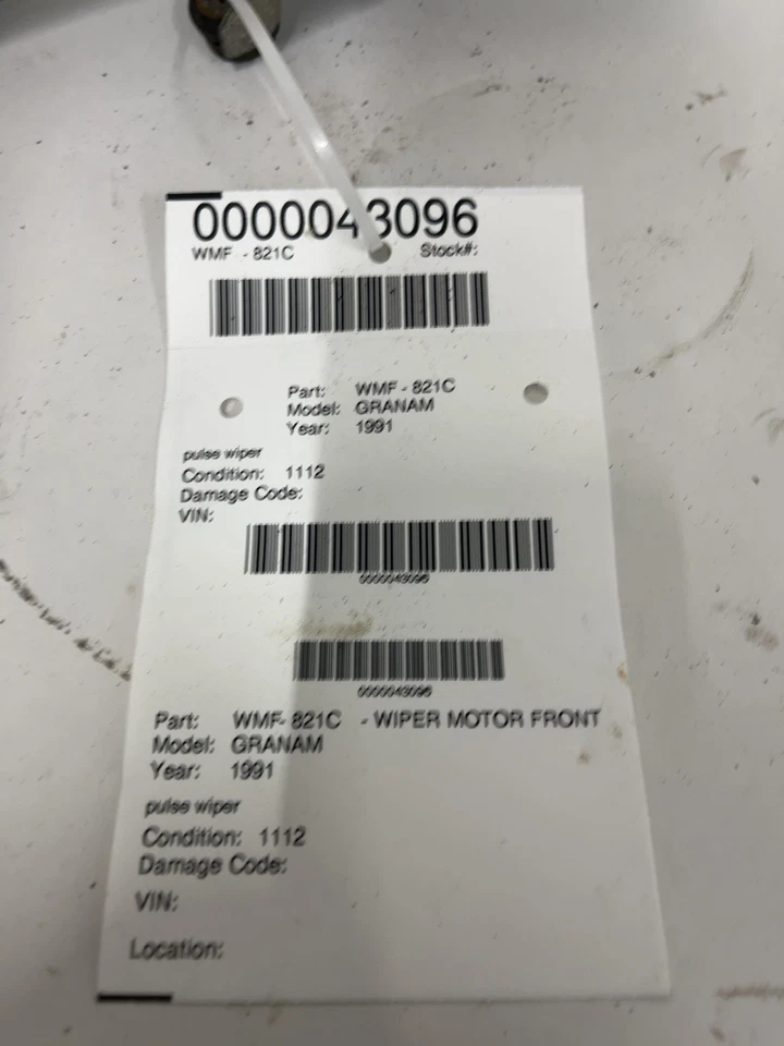 1988-98 Pontiac Grand Am Wiper Motor Front Pulse Wiper - Image 4 of 4