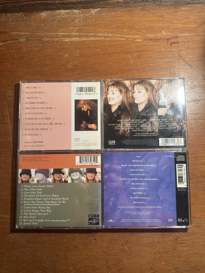 Lot Of 4 Wynonna Judd CDs Classic Country - Imagem 2 de 4