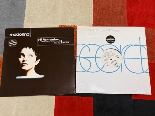 Madonna Lot 2 RARE US 12" Single I'll Remember Promo Secret Remixes Vinyl Record