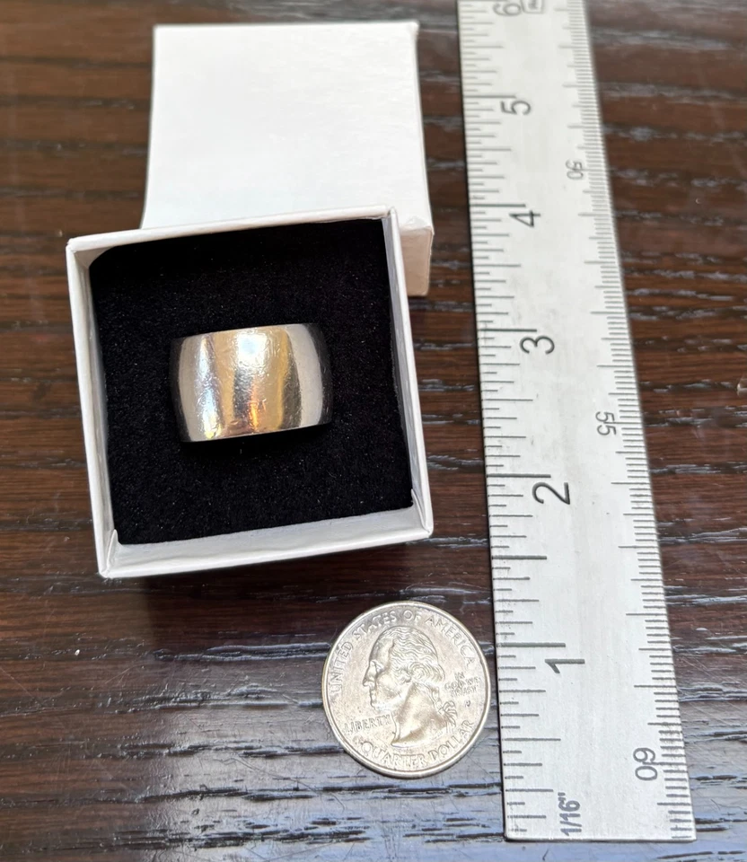 Anillo de Colección Silpada 'Cigar Band' en Plata de Ley SELLO 925 CON CAJA talla 8 Foto 4 de 4