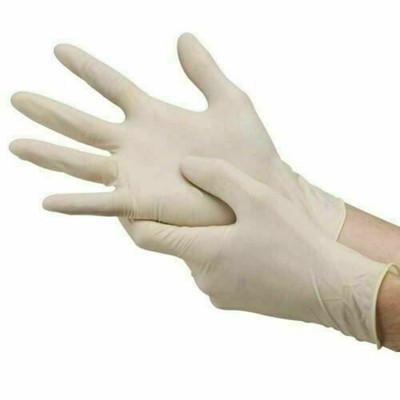latex medical examination disposable hand gloves