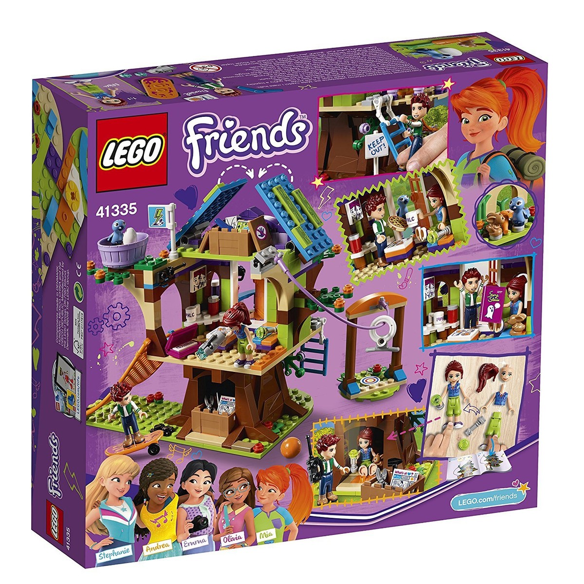 玄関まで、東京 LEGO Friends Mia's Tree House Block Building Toy 41335 from Japan