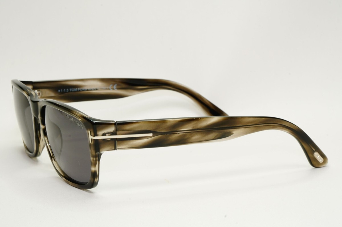Tom Ford Sunglasses Mason Grey Brown Marble Tortoise Square TF 445