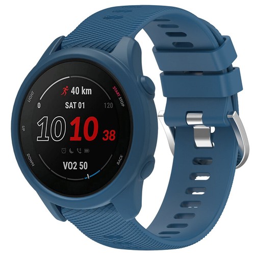 Silicone Strap Watch Band + Case Cover For Garmin Forerunner 265 Sport Band New - 第 12/32 張圖片