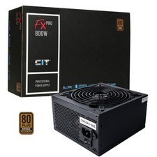 CIT 800W FX Pro 80 Plus PSU Power Supply Active PFC 8-Pin 12V  4x PCI-E 14cm Fan