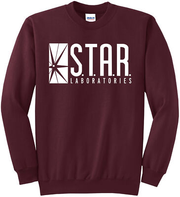 Star Labs Crewneck Fleece Seatshirt Star Laboratories Adult Men Women Unisex