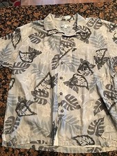 Geoffrey Beene mens large button shirt EUC