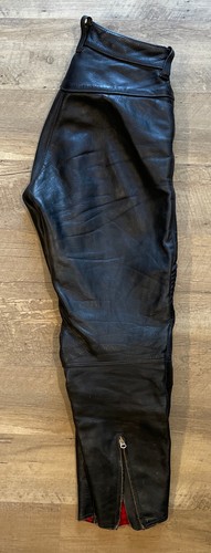 Vanson Motorcycle Riding Pants, Women's Size 8-10, Heavyweight Leather, Custom - Bild 5 von 13