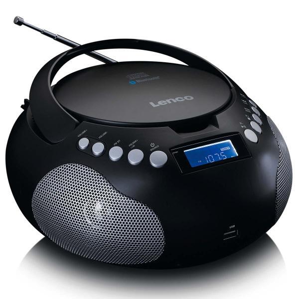 Thumbnail - Tragbares Radio Cd/mp3 Mit Usb Und Bluetooth Schwarz Scd-331bk