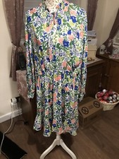Marks And Spencer Ladies Dress floral Size 22 L@@k Lovely