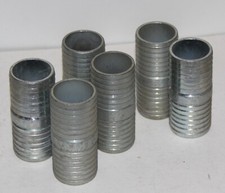 6 pcs Galvanized Steel Insert Coupling 1-1/4 x 1-1/4 X 3 1/8"