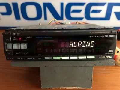 Alpine TDA 7568R Old School Audi/BMW/Mercedes/VW Auto Rádio/Cassete