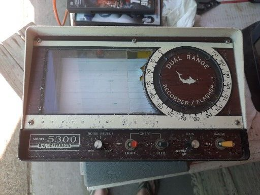 Vintage RAY JEFFERSON Model 5270 Recorder / Flasher Depth Finder