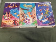 walt disney black diamond vhs tapes lot