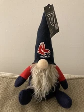 The Memory Company Boston RED SOX (MLB) STUFFED Gnome 11.5”x7.5” NWT