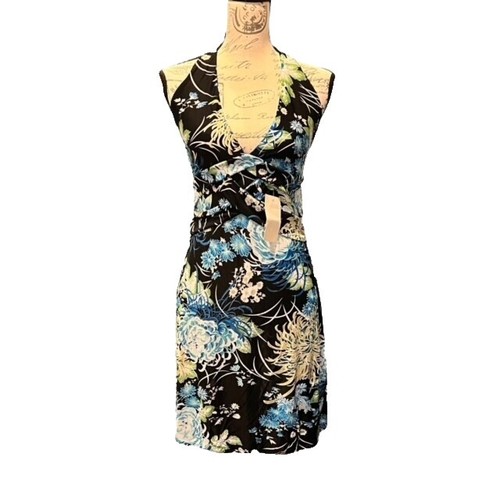 Guess Floral Dress Black & Red Dawn Of Rose Print Above Knee Women's SZ S  NWT | eBay