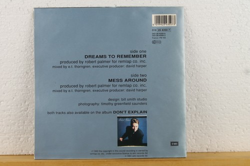 ★★ 7" - ROBERT PALMER - Dreams To Remember - Mess Around - 1990 - Vinyl Neu! - Foto 2 di 2