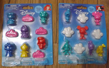 2 NEW DISNEY 3D Eraser sets DISNEY PRINCESS  MICKEY MOUSE  FRIENDS