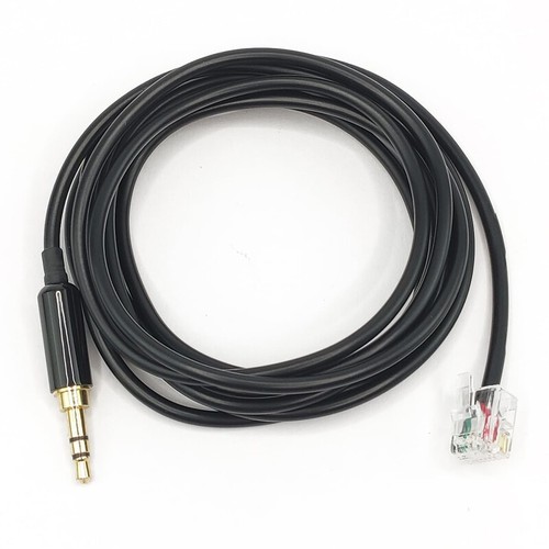 For Fanatec Handbrake 3.5mm jack to RJ12 Cable Connect Clubsport Wheel Base - Picture 3 of 10