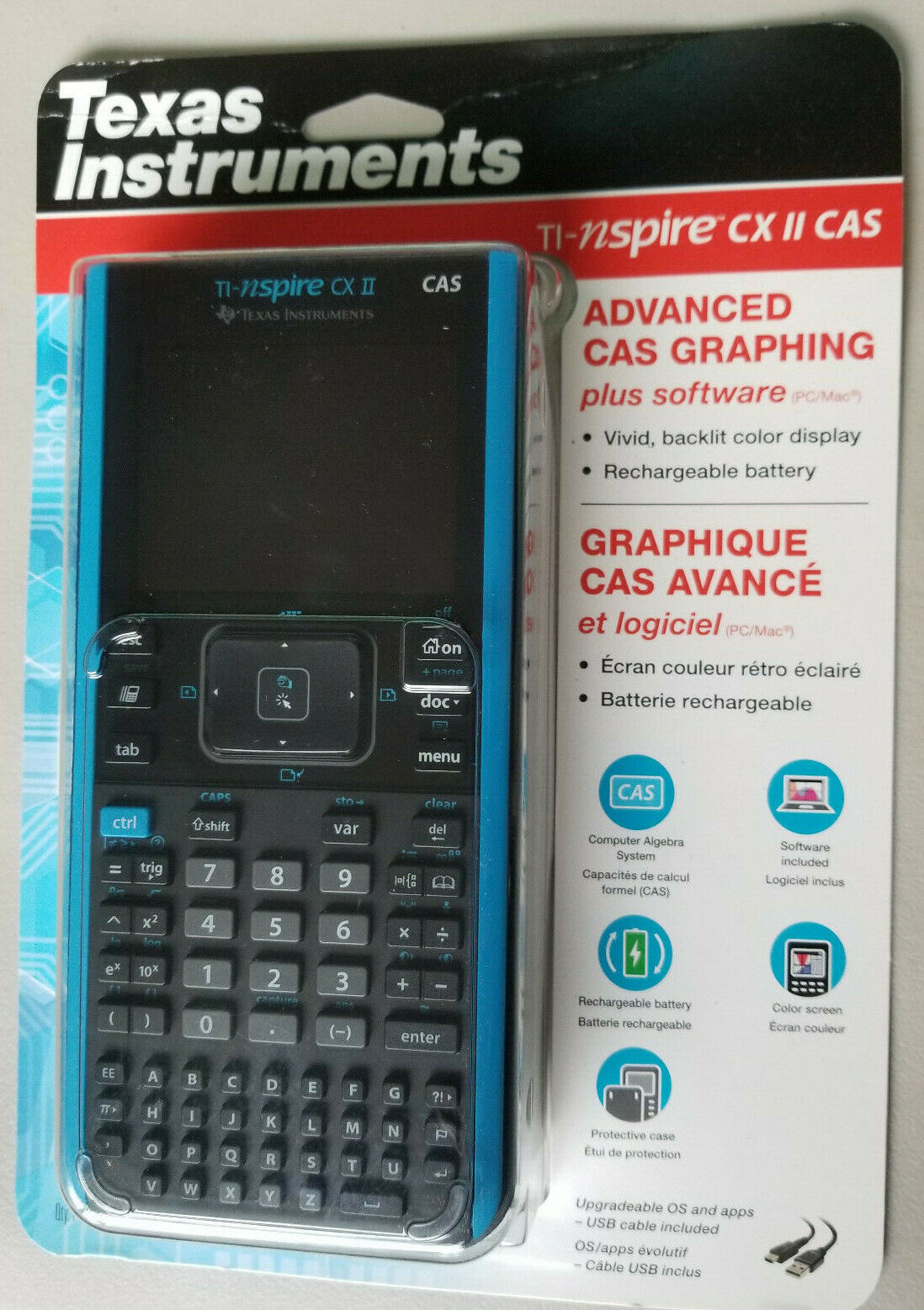 Desmenuzar sufrimiento vestirse Texas Instruments TI-NSPIRE CX II CAS Graphing Calculator 33317208449 | eBay