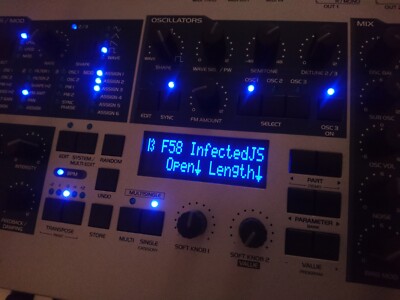 Access Virus A B KB C KC INDIGO (Super Enhanced Black) LUX PMVA LED Display ! 