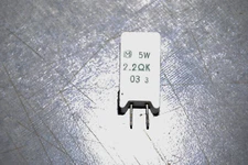 5w 2.2 ohm  non inductive ceramic radial resistor -PULL GUARANTEED
