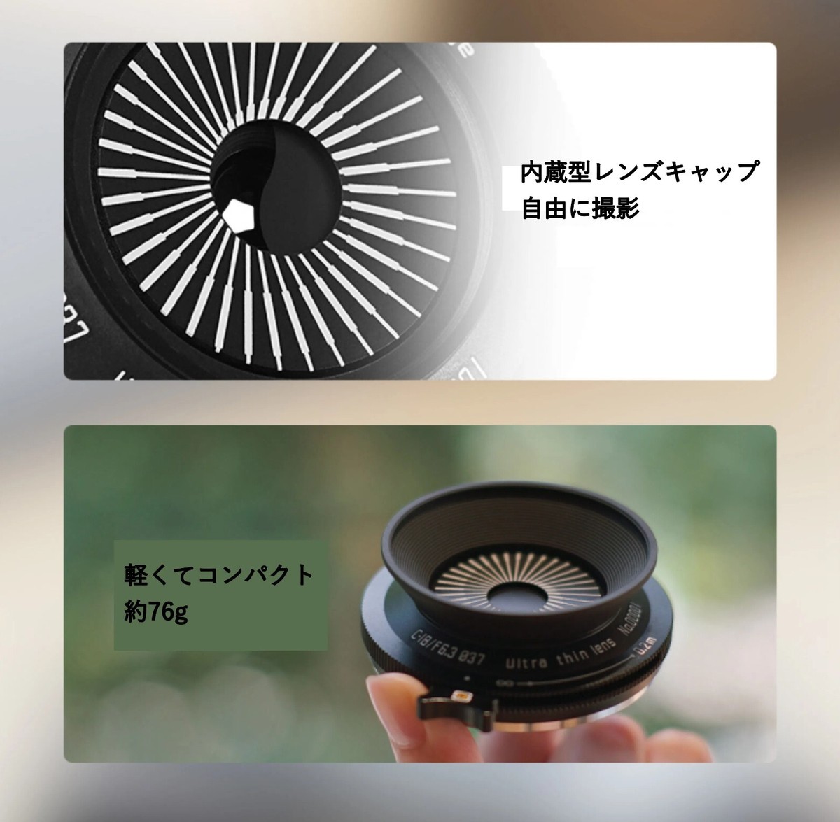 SG-image 18mm F6.3 Pancake lens for M43 MFT Compact Wide-Angle