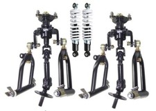 Front Suspension Swing Arm 4 Wheel Drive Axle Kit 250mm Shock Quad Go kart ATV
