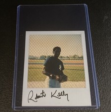 Roberto Kelly Signed Polaroid Type 1 Photo Autographed 80s New York Yankees 1988