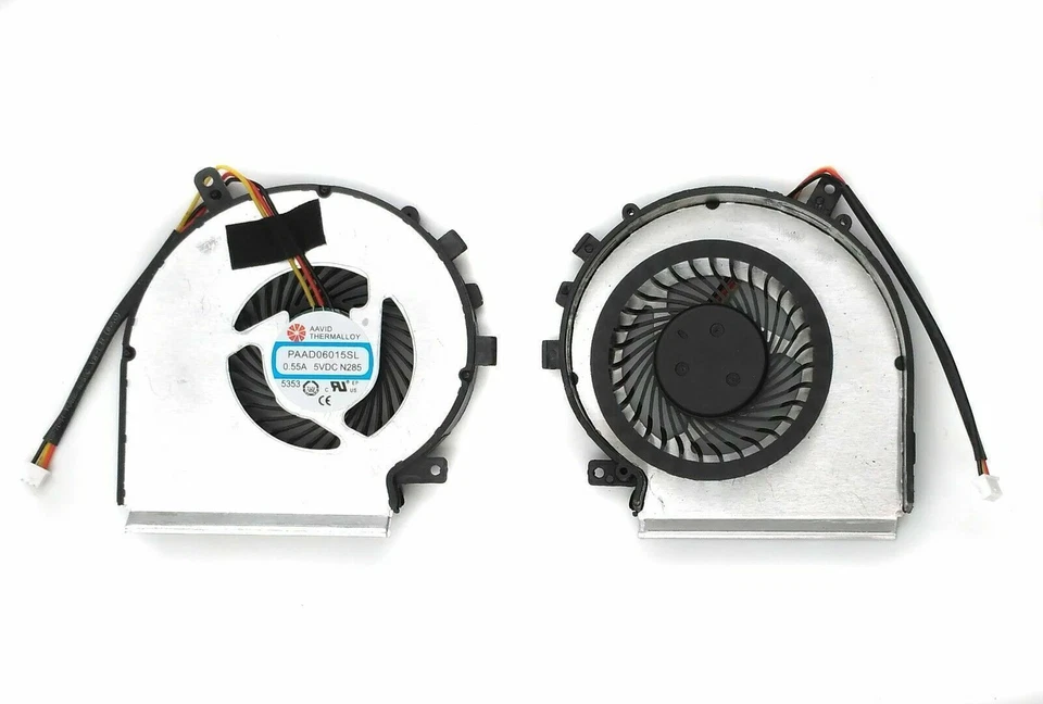 New for MSI GE62 GL62 GE72 GL72 GP62 GP72 PE60 PE70 3-Pin CPU + GPU Cooling Fan - Bild 2 von 4