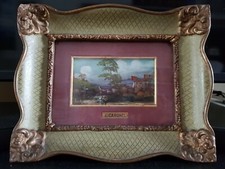 Lucio Cargnel(Treviso 1903-Milano 1998),olio su cartoncino quadro antico firmato