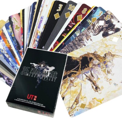 Final Fantasy 35th Anniversary UNIQLO Collaboration playing cards