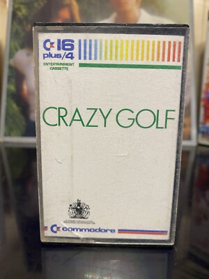 Crazy Golf Commodore C16/Plus 4 Kassetten 1980 er Retro Golfspiel getestet 