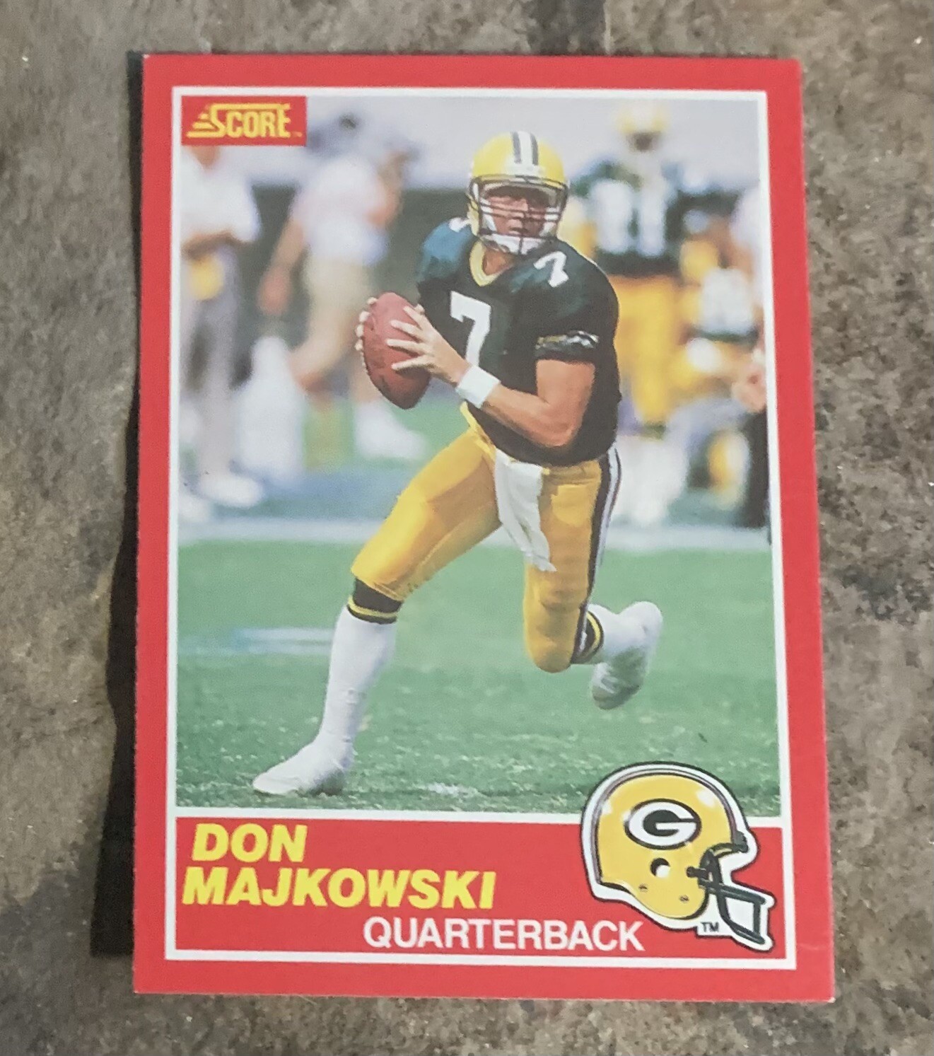 Don Majkowski Football Rookie Card. Green Bay Packers. Good Condition