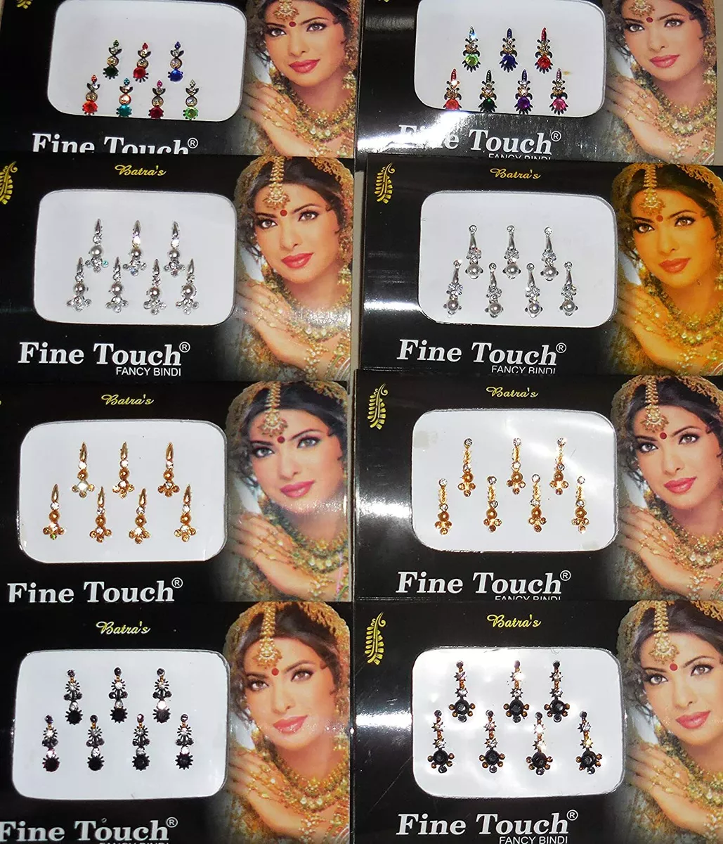Indian Assorted Multicolor Bindi Bridal Forehead Bindi Jewelry