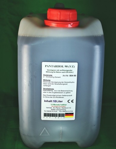 1 L Beton Verzögerer Zusatzmittel Pantarhol 90 mit verflüssigende Wirkung - Bild 3 von 3