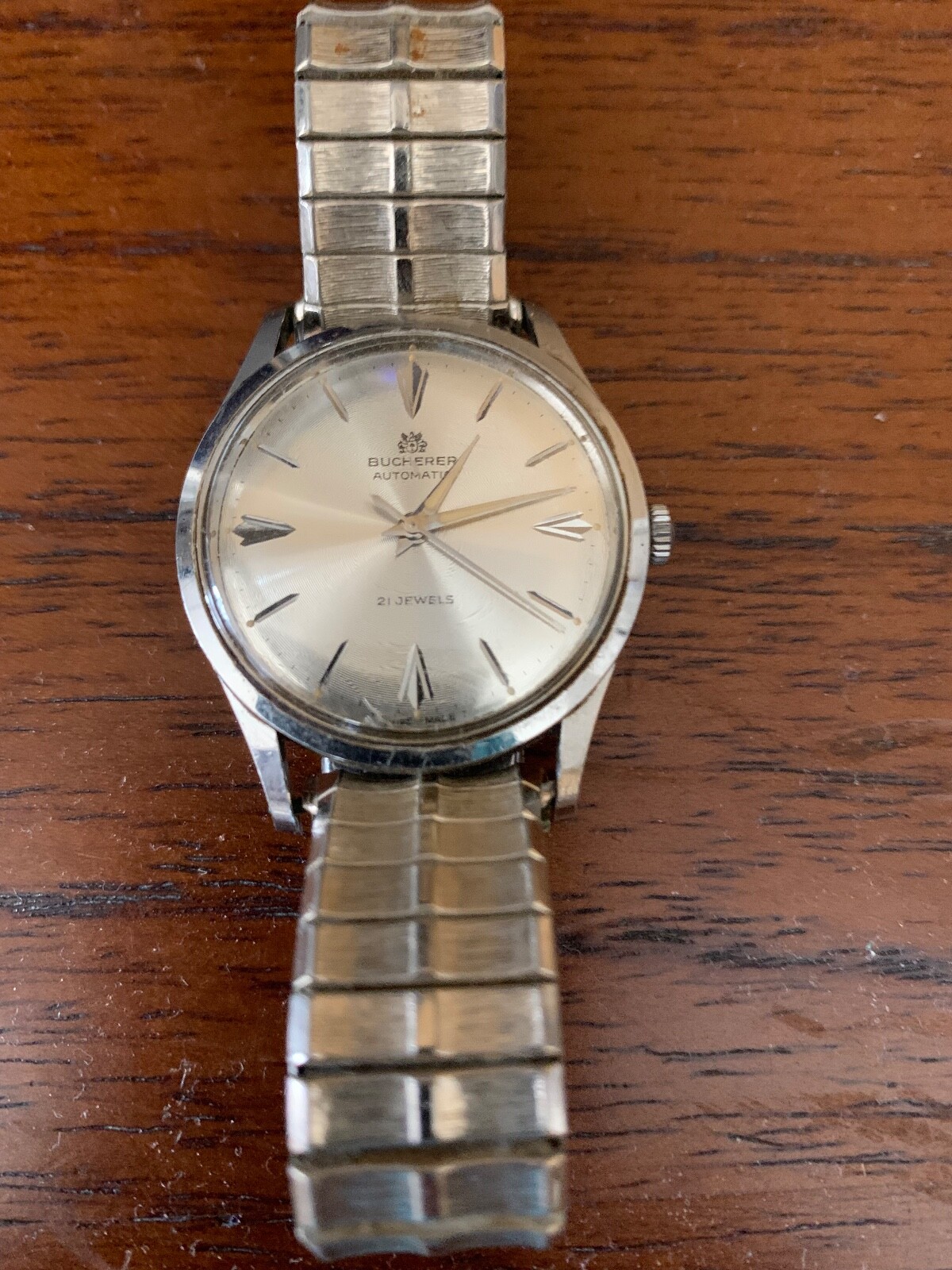 Vintage working Bucherer Mens 21 jewel Watch eBay