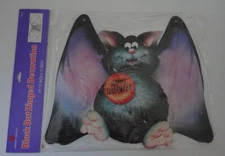 Vintage Halloween American Greetings Black Bat Hinged Decoration NEW NIP 1992