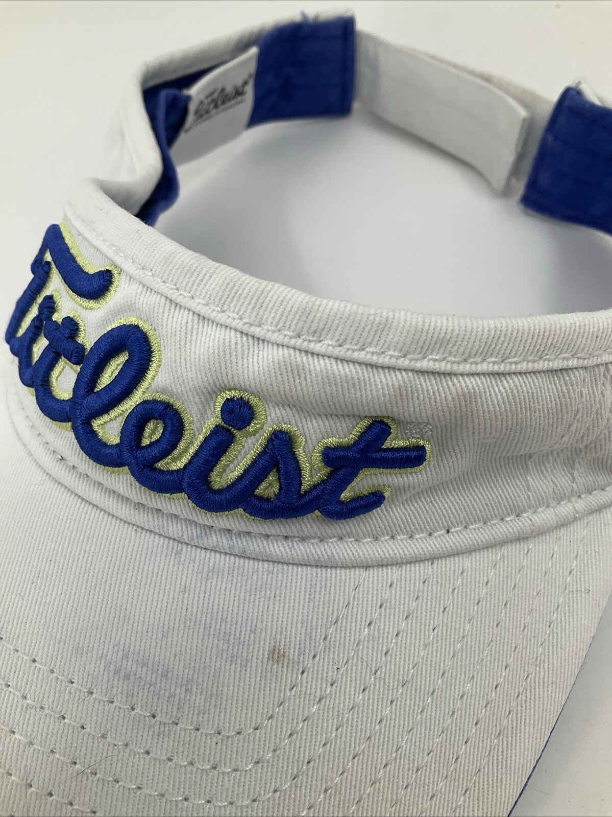 Titleist Visor Hat Cap Strapback Adjustable Yello… - image 2