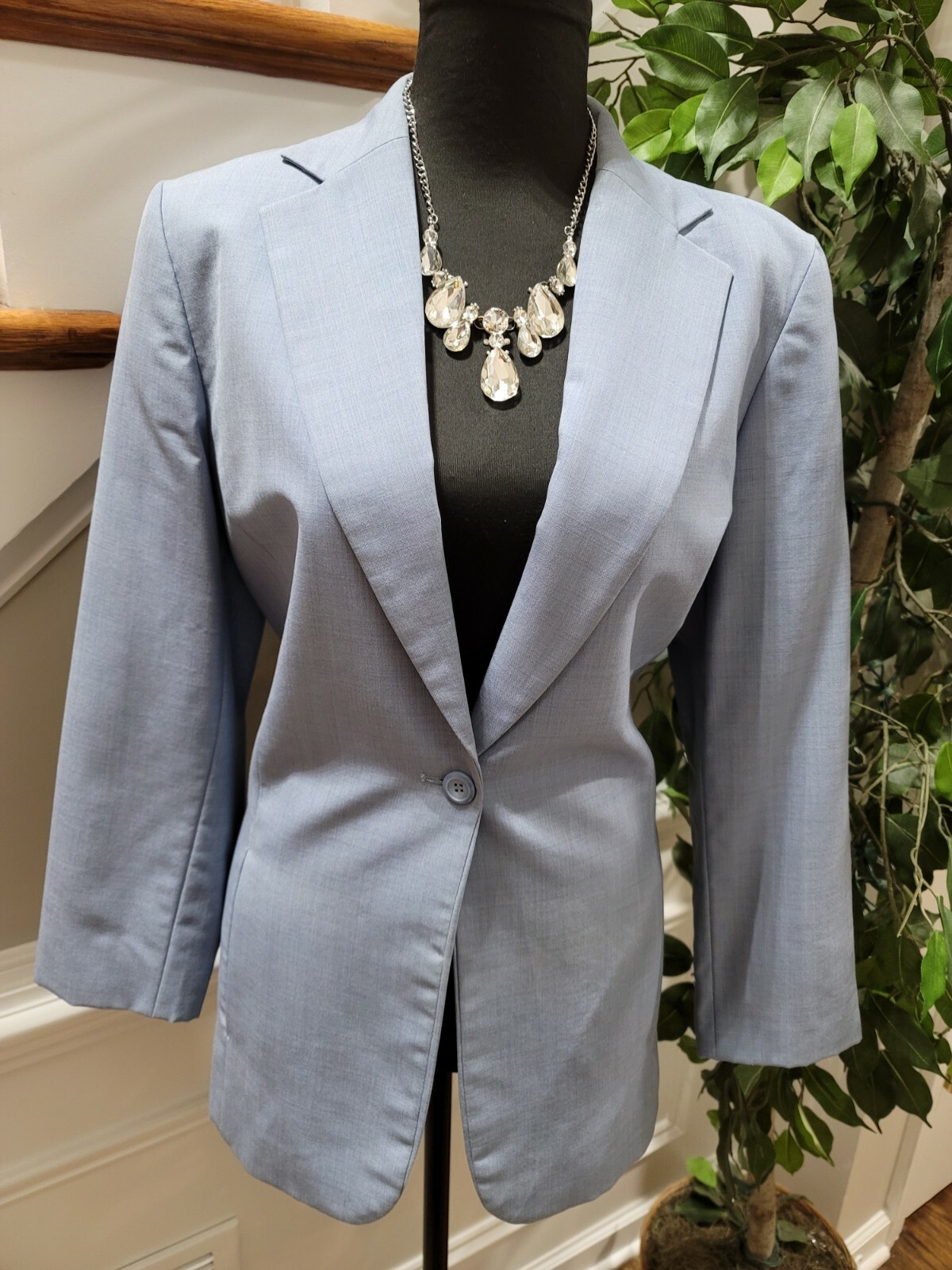 Pendleton Women's Sky Blue Wool Single Breasted O… - image 3