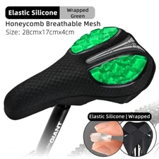 ROCKBROS Bike Saddle Cover Soft Silicone Gel Cushion Cover Anti-Slip Breathable