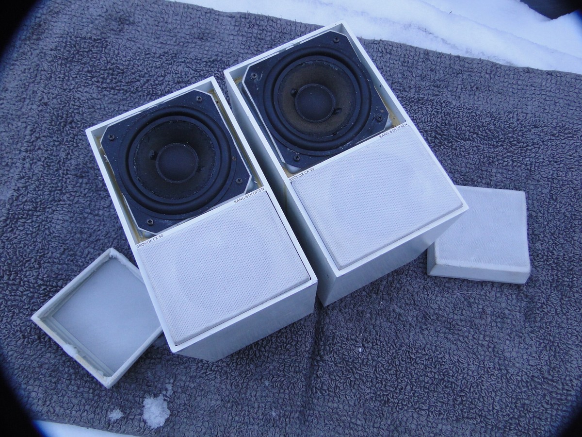 Pair Of Vintage Bang Olufsen Beovox CX 50 3-Way Speakers In