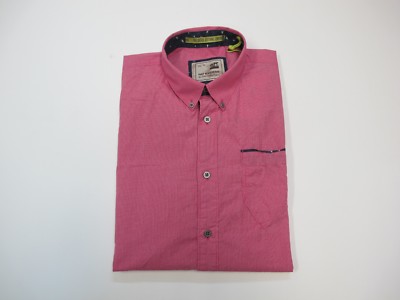 No Excess Hemd langarm Gr. L, XL, 2XL, Himbeerton, kleine Karos UVP 59,95  