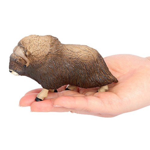 Simulated Animal Model Buffalo Cow Calf Toy Model - Picture 30 of 40